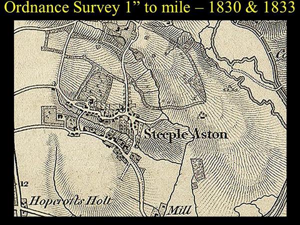 14. Ordnance Survey map of Steeple Aston 1830.jpg